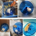 thumbnail image 3 of Hamster Flying Saucer Silent Running Exercise Wheel for Gerbil Rat Mouse Hedgehog Small Animals Blue, 3 of 6