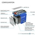 thumbnail image 3 of YTX14-BS GEL Replacement Battery for ExpertPower YTX14-BS, 3 of 6