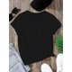 thumbnail image 2 of Tween Girl Butterfly Print Round Neck Short Sleeve T-Shirt, Machine Washable | School-Themed Casual Clothing | Vibrant Design | Stretchable Knit Fabric,Summer Tops, 2 of 3