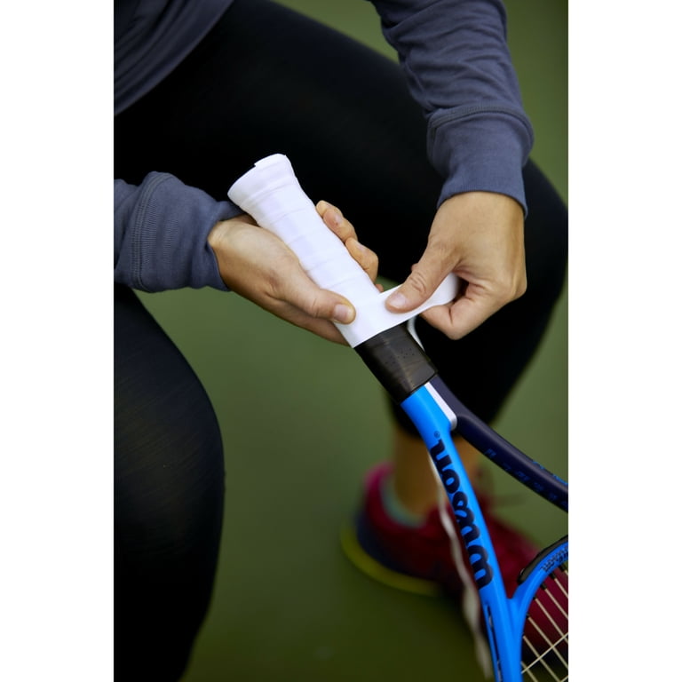 Wilson Pro Perforated Tennis Racket Overgrip - White, 12 Pack
