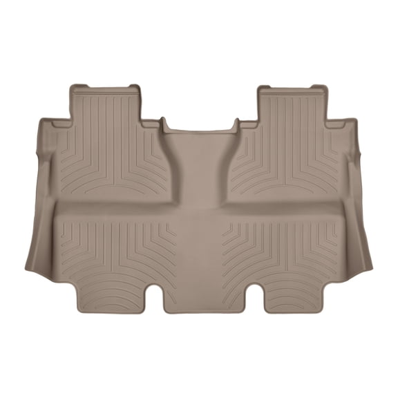 WeatherTech Custom Fit FloorLiners compatible with 2014-2021 Toyota Tundra - 2nd Row, Tan