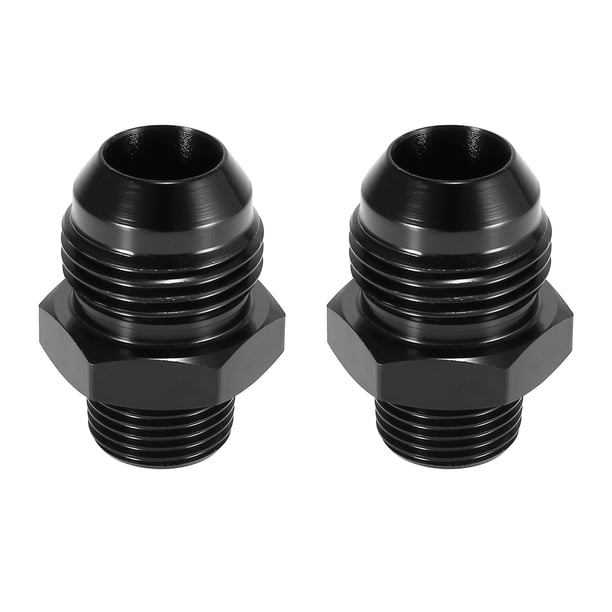 2uds AN10 Macho a 3/8" NPT Macho Coche Llamarada Reductor Conexión Adaptador