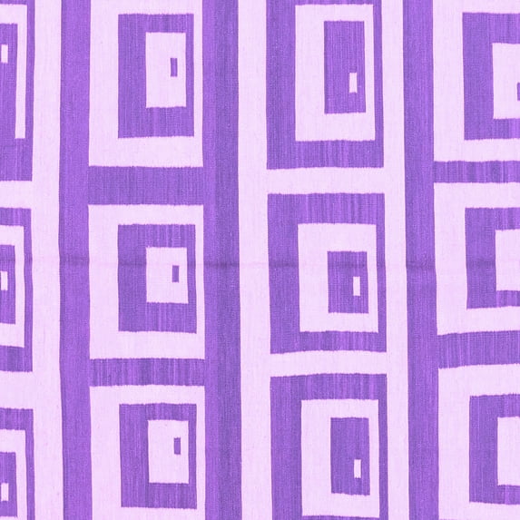 Ahgly Company Indoor Square Oriental Purple Modern Area Rugs, 3' Square