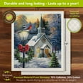 thumbnail image 2 of Briarwood Lane Come All Ye Faithful Winter Swedish Dishcloth (2-pack), 2 of 5