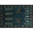 thumbnail image 1 of Ahgly Company Indoor Rectangle Persian Light Blue Traditional Area Rugs, 4' x 6', 1 of 4