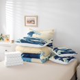 thumbnail image 5 of YST Japanese Style Comforter Set with Sheets 7-Piece Bedding Set, Twin Size (1 Comforter, 2 Sheets, 2 Pillowcases, 2 Throw Pillow Covers), 5 of 5