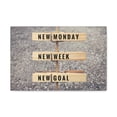 thumbnail image 1 of Inspirational Wall Art New Monday New Goal Motivational Print Ready to Hang Artwork Unframed, 1 of 7