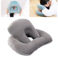 thumbnail image 3 of Memory Foam Explosions Pillow Support for Office Travelling Desk gray, 3 of 7