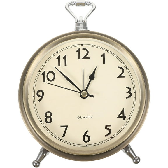 AURARMLET Movement Metal Desk Clock Assorted Color 1Set