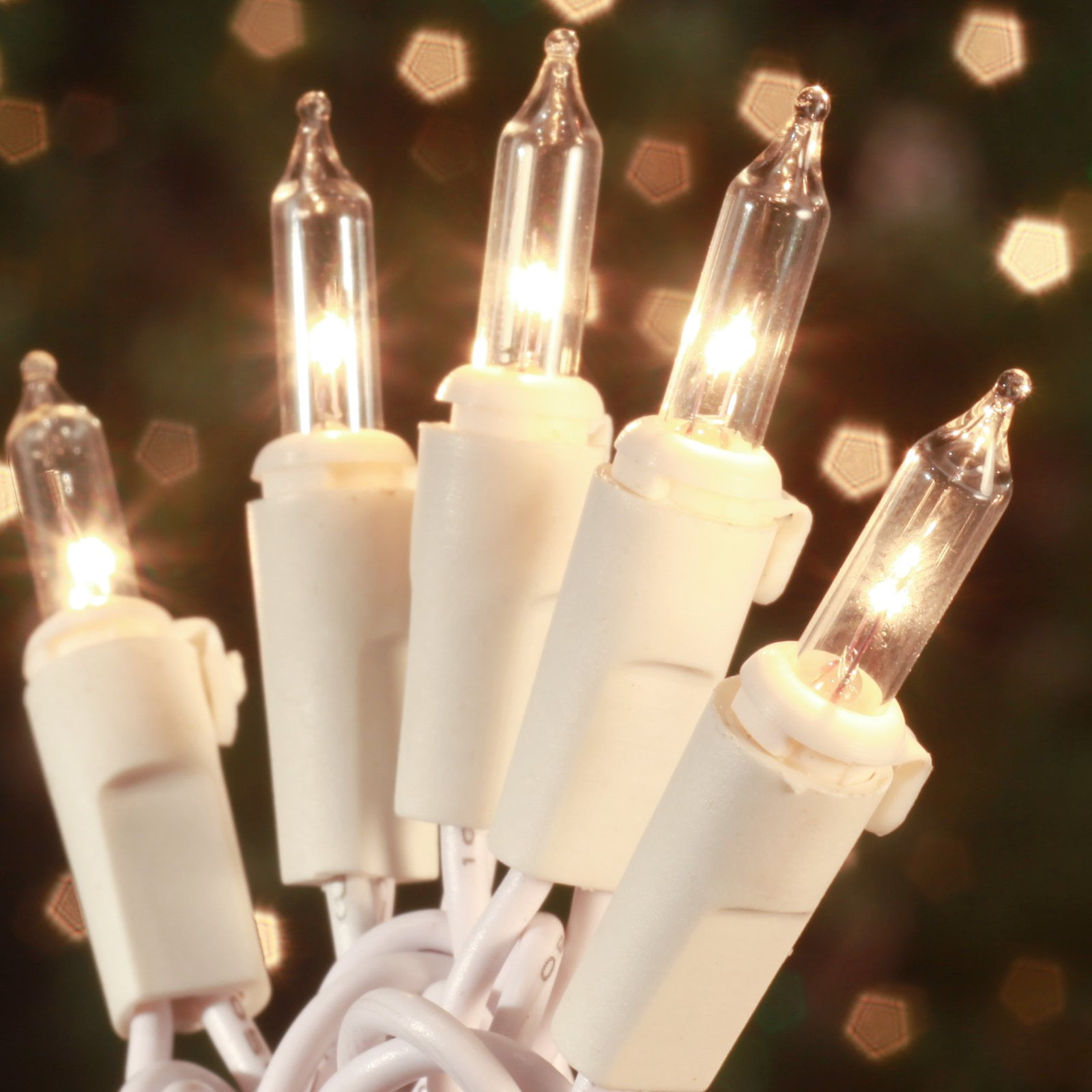 Commercial 50 Ct Clear Mini Lights With White Wire 6 In Ing Clear Mini Lights With White Wire 6 In Ing Case