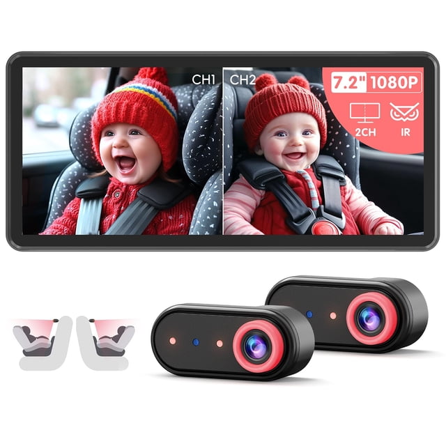 Cámara de seguridad para vehículo LUCKVIEW BM5PRO 7.2" 1080P doble