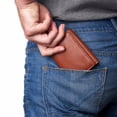 thumbnail image 5 of Alpine Swiss Men's Leon RFID Trifold Pocket Wallet – Genuine Leather Wallet for Men, Slim Design with ID Window & Multiple Card Slots, Classic RFID Safe Pocket Wallet in gift box, 5 of 7