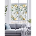 thumbnail image 4 of Reusable Frosted Window Coverings, Sage Green Eucalyptus Window Privacy Film Frosted, Spring Floral Botanical Farmhouse Sun Blocking Windows Stickers for Kitchen Front Door, 23.6 x 59 Inches, 4 of 9