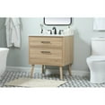 thumbnail image 2 of Elegant Decor Boise 30" MDF Single Bathroom Vanity with Backsplash in Mango Wood, 2 of 8