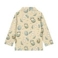 thumbnail image 4 of Psesaysky Girls Long Sleeve Shirts Easter Bunny Eggs Print Soft Fleece Jacket Fall Half Zip Pullover Kids Sweatshirts Athletic Thermal Coat for Golf Yoga 12-13 Years, 4 of 6