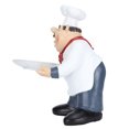 thumbnail image 1 of Chef Nut Tray Statue, Chef Resin Statue Fat Chef Kitchen Decor Figurines Home Decor Resin Ornaments, For Home Shop Welcoming Decoration, 1 of 8