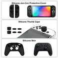 thumbnail image 6 of TSV Carrying Case Fit for Nintendo Switch OLED, 17-in-1 Accessories Bundle with Hard EVA Travel Bag, PC/Silicone Protective Case Cover, Screen Protector, Type C Cable, Thumb Grip Caps, 6 of 7