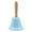 Blue, variant on Santa Claus Hand Bells, Christmas Decorations, Service Call Bell with Wood Handle, for Home Party Restaurant Office, 2.5"x4.6"