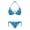 Blue Palm, variant on Binienty Hunting Camo Leaf Pattern Bikini Set for Water Park Beach Wear, Two Piece Swimwear Backless Sexy