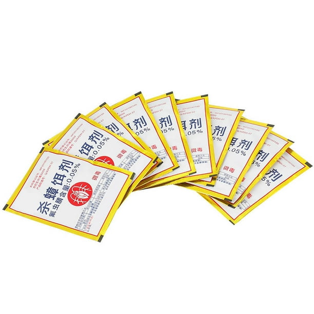 Potente cebo para matar cucarachas Sincero 10 paquetes para un control eficaz de plagas en la cocina