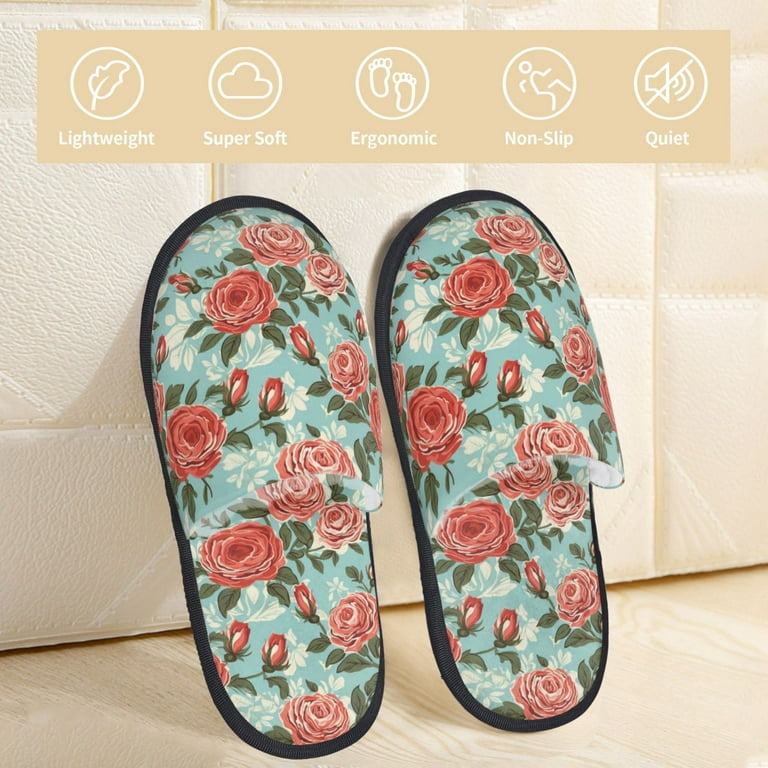 Ladies Slippers Rose All Day Slippers Chatties Shoes Chatties Ros