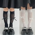 thumbnail image 2 of Socks 1-13 Girls Frilly Stockings Sweet Knee High Socks Cosplay Girls Spring Autumn Leg Warmer Nylon Long Sock, 2 of 9