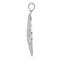 thumbnail image 2 of Real 14kt White Gold Diamond Cut Sphere Pendant; for Adults and Teens; for Women and Men, 2 of 4