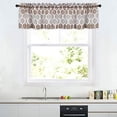 thumbnail image 2 of 1pcs Geometric Print 100% Polyester Kitchen Valance Rod Pocket Window Valance Curtain for Bedroom/Living Room/Dining Room/Bathroom/Kids Girl Baby Nursery, 2 of 4