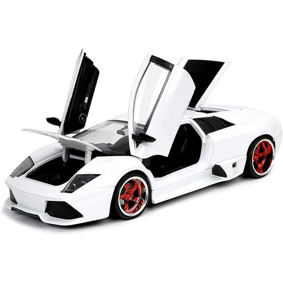Hyperspec 1:24 Lamborghini Murcilago LP460 Die-cast Car Pearl White, Toys for Kids and Adults