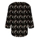thumbnail image 5 of Fiudx Ofertas Flash Artículos En Oferta Blusa Holgada con Estampado de Pascua y Cuello En V Retro de Manga Tres Cuartos a La Moda para Mujer, 5 of 5