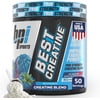 BPI Sports Best Creatine - Creatine Monohydrate, Himalayan Salt - Strength, Pump, Endurance, Muscle Growth, Muscle Definition - No Bloat - Icy Blue Raz - 50 servings - 10.58 Ounce