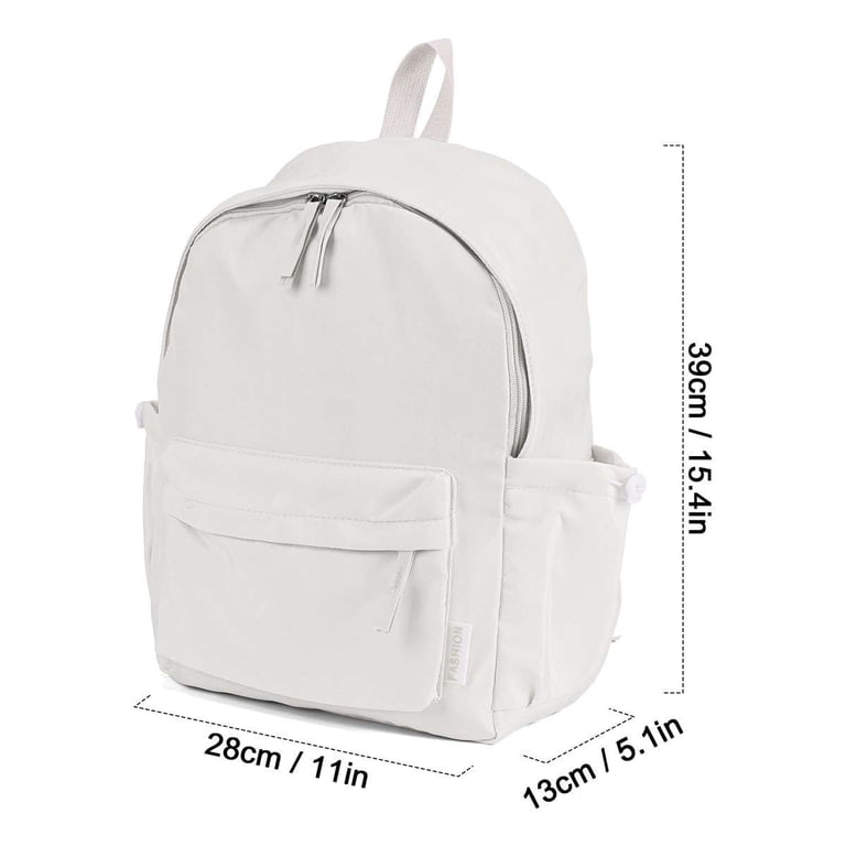 Spencer School Backpack Womens, Causal Travel School Bags 11 Inch Laptop Backpack Lightweight Rucksack Bookbag College Men Work Daypack, White Spencer School Backpack Womens, Causal Travel School Bags 11 Inch Laptop Backpack Lightweight Rucksack Bookbag College Men Work Daypack, White