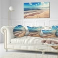 thumbnail image 3 of Designart 12" x 20" Blue Polyester Throw Pillow, 3 of 5
