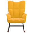 thumbnail image 1 of vidaXL Rocking Chair Mustard Yellow Velvet, 1 of 6