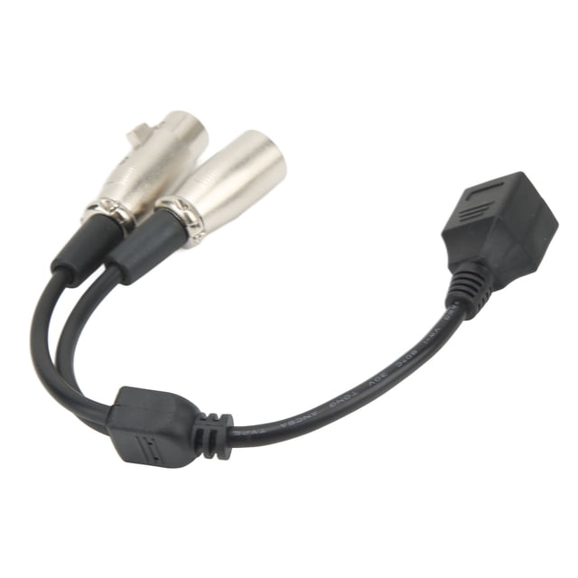 XL Pinto R Cable,25cm Audio Signal Transmission R Femaleto XLR Male Female Cable R Female Cable Time-Tested Durability