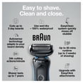 thumbnail image 3 of Braun Series 5 5049cs Electric Shaver, Wet & Dry, Easy Clean, Blue, 3 of 8