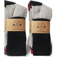 thumbnail image 4 of 48 Pairs Of Yacht & Smith Mens Cotton Thermal Crew Socks, Cold Weather Boot Sock Bulk, 4 of 7