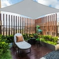 thumbnail image 3 of Yescom 10x10Ft 97% UV Block Square Sun Shade Sail Outdoor Patio Pool Garden Yard Lawn Carport Net Awning Cload Gray, 3 of 9