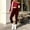 Wine, variant on Xdegoge 3 Piece Sets for Women Long Sleeve Off Shoulder Top ,Sports Bra and High Waisted Tummy Control Leggings Outfits Athletic Yoga Gym Tracksuits