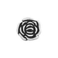 thumbnail image 2 of Fancy Bead White Sterling Silver Themed 9.09 mm Reflections Rose Floral Bead, 2 of 3