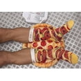 thumbnail image 4 of pizza Socks Box Pizza Mix Multicolore,38-42 Enne Italienne Pepproni 4 Paires De Chaussettes Fantaisie Uniques Et Originales, 4 of 5