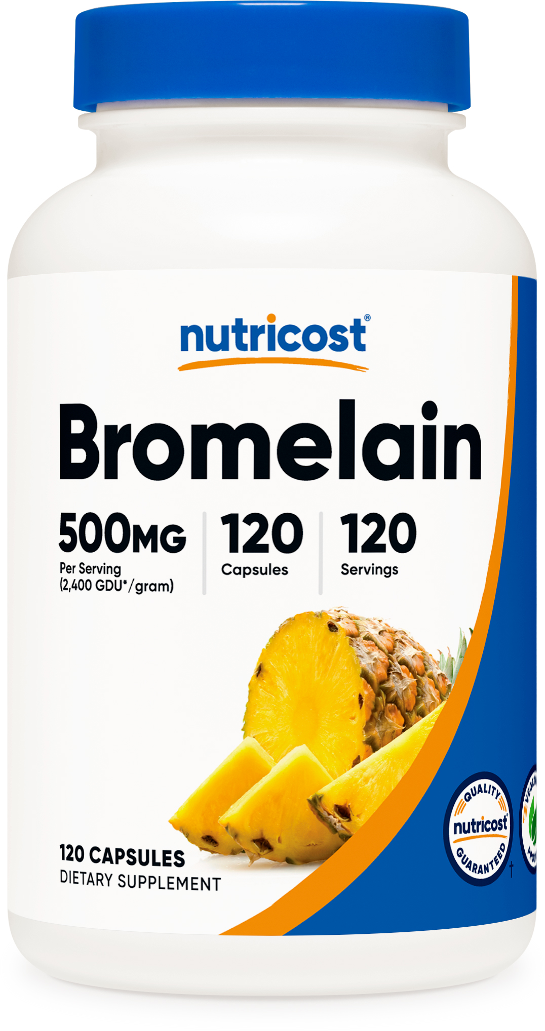 Bronson Quercetin and Bromelain, 100 Capsules