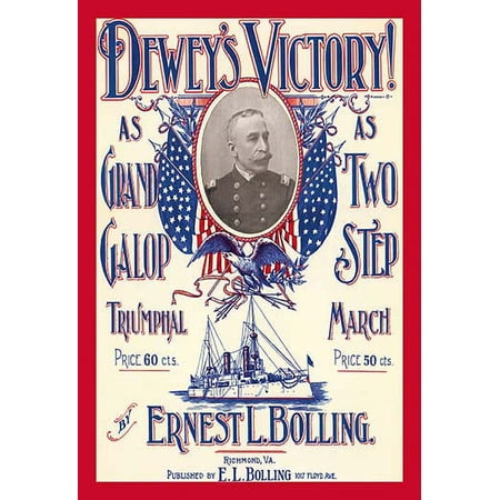Dewey s Victory Fine art canvas print (20 x 30 )