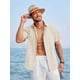 thumbnail image 3 of Playa De Guayabera Cubana Camisas Casual De Lino Para Hombre, 3 of 8