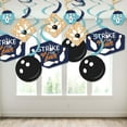 thumbnail image 3 of Big Dot of Happiness Strike Up the Fun - Bowling - Birthday Party or Baby Shower Hanging Decor - Party Decoration Swirls - Set of 40, 3 of 8