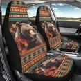 thumbnail image 3 of Binienty Brown Bear Auto Seat Covers Front Seats Southwest Aztec High Back Car Seat Covers Full Set 2 Pack Vehicle Cushion Cover Protector for Cars SUV Truck Van, 3 of 7
