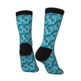 thumbnail image 5 of Uemuo Seahorse Pattern Women's Crew Socks, Soft Durable Breathable Moisture-Wicking with Odor Control Cotton socks, 5 of 9
