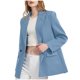 thumbnail image 1 of Abrigo y chaquetas casuales de manga larga sin capucha para mujer, abrigo de traje con botones de manga larga de color liso a la moda, abrigo/chaqueta casual sin sombrero de manga larga para mujer, 1 of 5