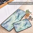 thumbnail image 5 of Coolnut Kitchen Rug Set of 2, Watercolor Dragonflies Cushioned Anti-Fatigue Kitchen Mat Non Slip Washable Floor Mat Comfort Standing Mats for Office, Home, Laundry Room Home Decor Gifts, 5 of 7