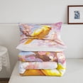 thumbnail image 4 of YST Yellow Parrot Bedding Set, Queen, Cherry Blossoms, Floral, Spring Theme, 4 of 5